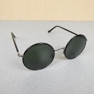 Moscot Originals Eisen Sunglasses Women's 48-21-145 Black/Gunmetal Ozzy Round